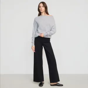 Printed design Anh Wide-Leg Ponte Stretch Pant