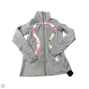 Hotel Style MultiPocketDesign Athletic Sweatshirt Collar By Lululemon In Grey, Size: 6