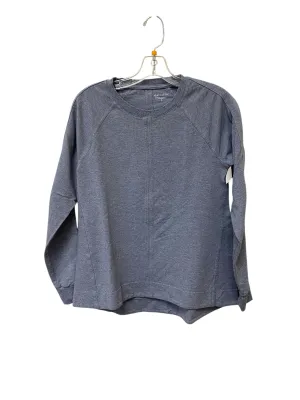 Airtight Zipper Athletic Sweatshirt Crewneck By Athleta In Blue, Size: S