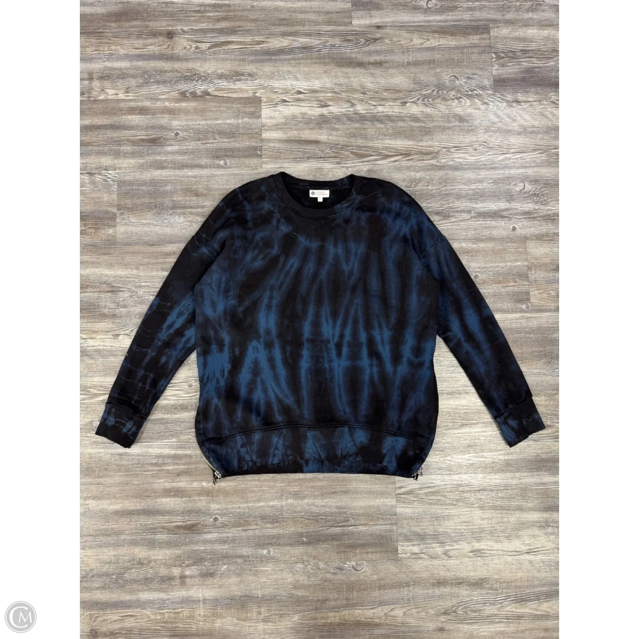 Sweatshirt Collar By Sundry In Tie Dye Print, Size: S casual fun