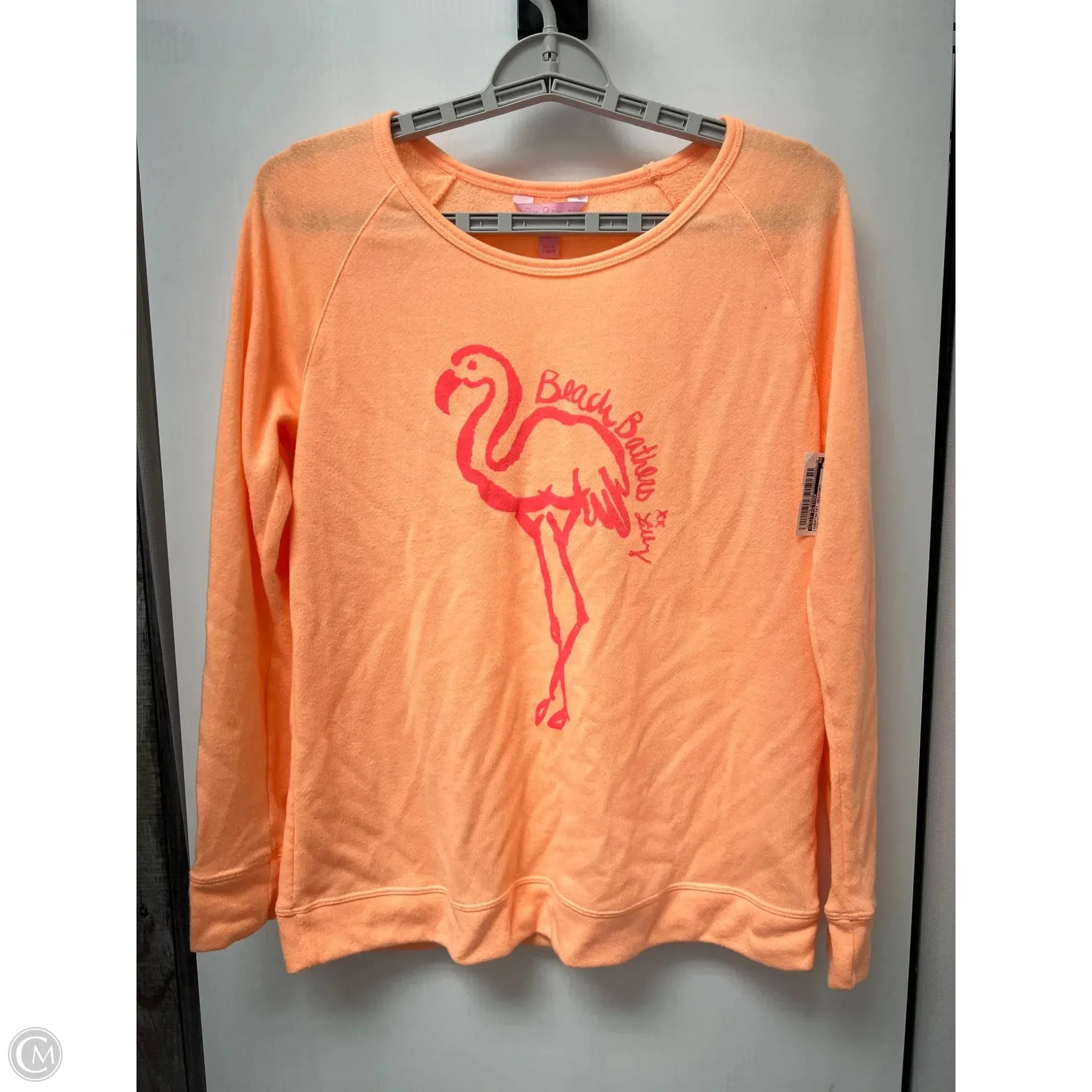 Sweatshirt Designer By Lilly Pulitzer In Orange, Size: Xs Comfortable Hoodie AntiSnagTechnology
