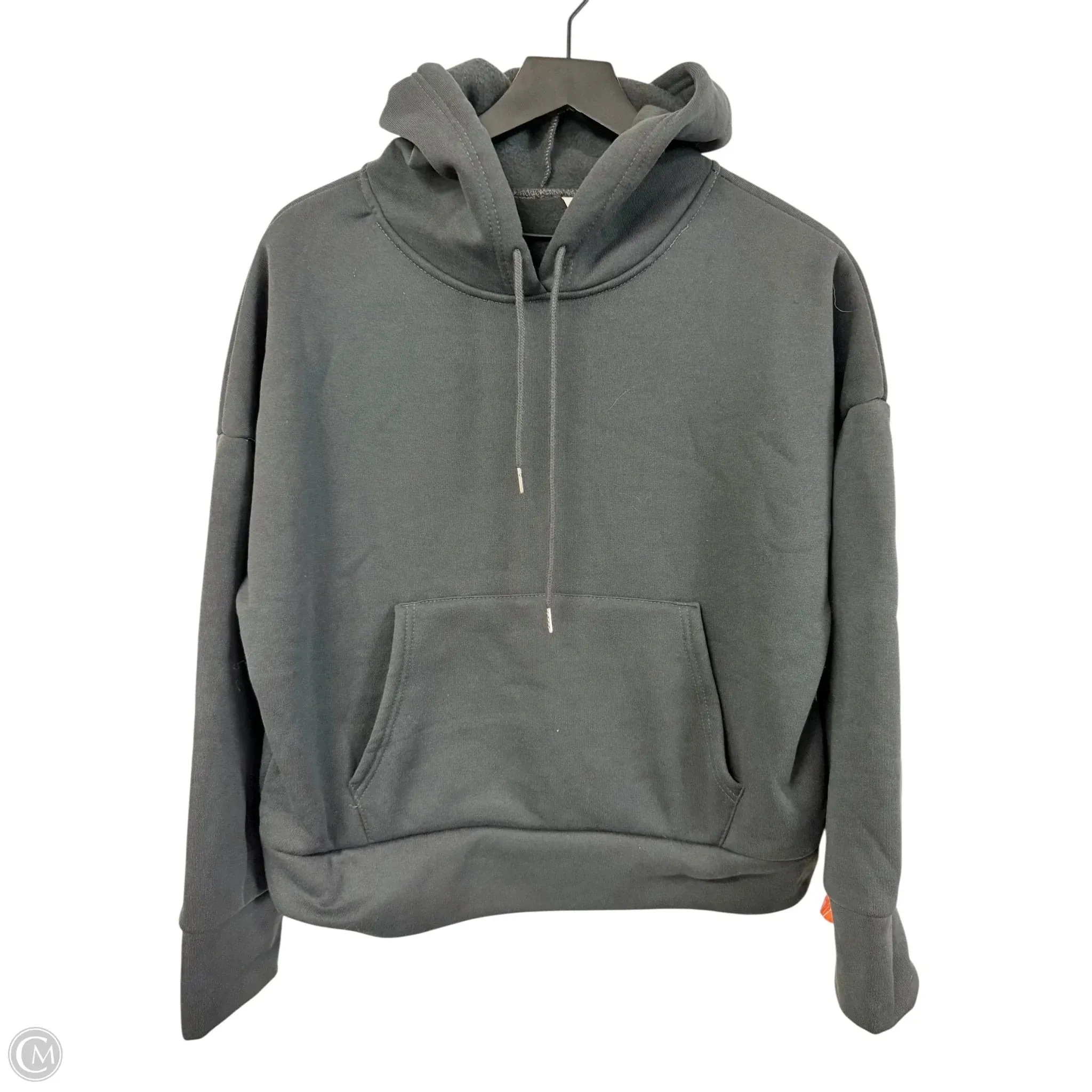 AbrasionFree Edging UVProtectionFabric Sweatshirt Hoodie By Cme In Grey, Size: L