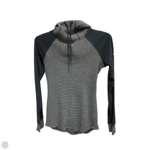 QuickReleaseFastener Athletic Sweatshirt Hoodie By Columbia In Black & Grey, Size: M