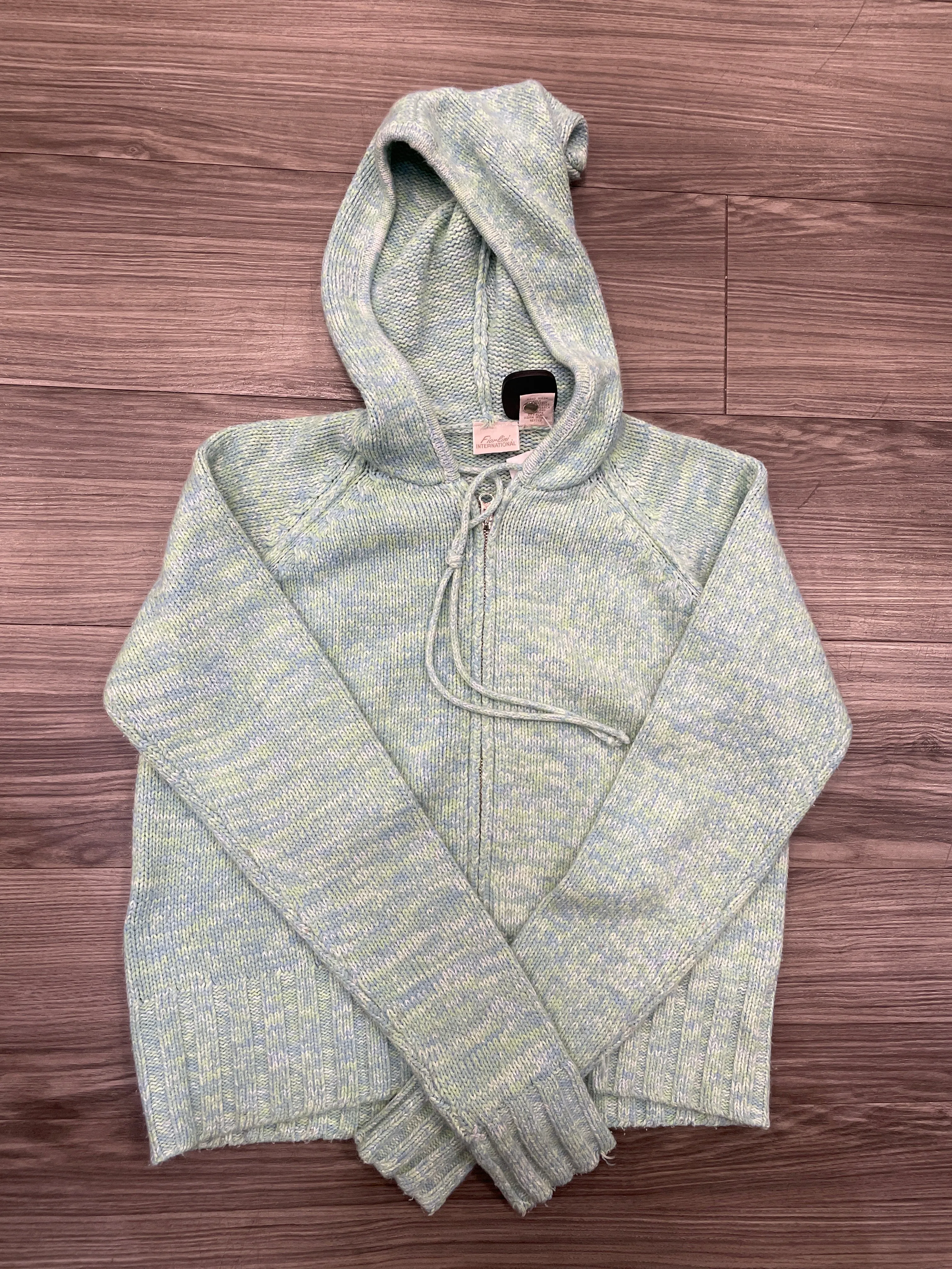 Quick Core Peace Core Sweatshirt Hoodie By Clothes Mentor In Blue, Size: M