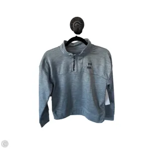 Athletic Sweatshirt Collar By Under Armour In Grey, Size: Xs Daywear Style Happy Core