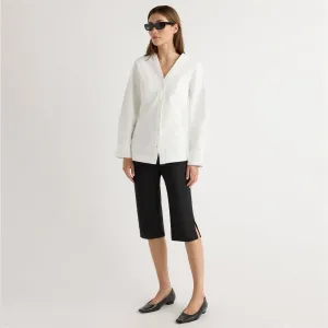 Lexi Tailored Capri Pant Detachable belt