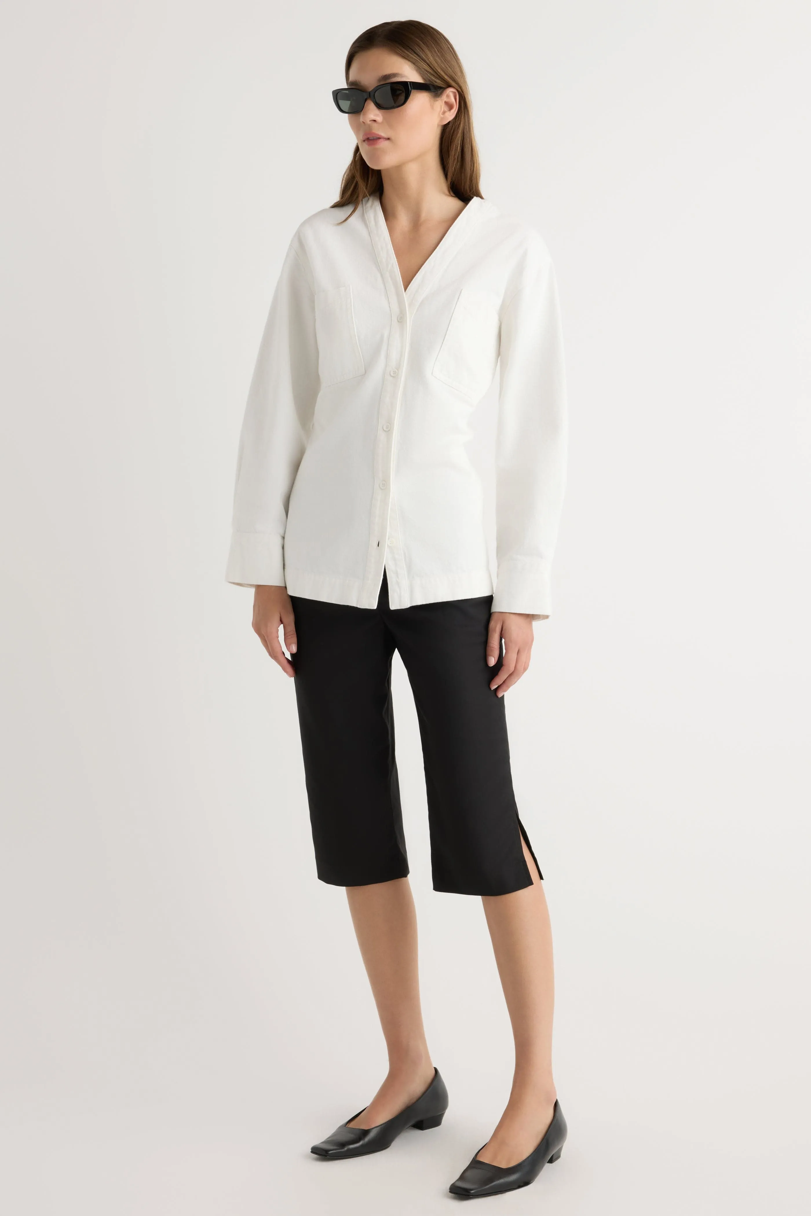 Eco Dye Process Lexi Tailored Capri Pant