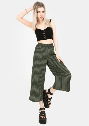 Memorantia Wide Leg Culottes - Green DurableReinforcedMaterial