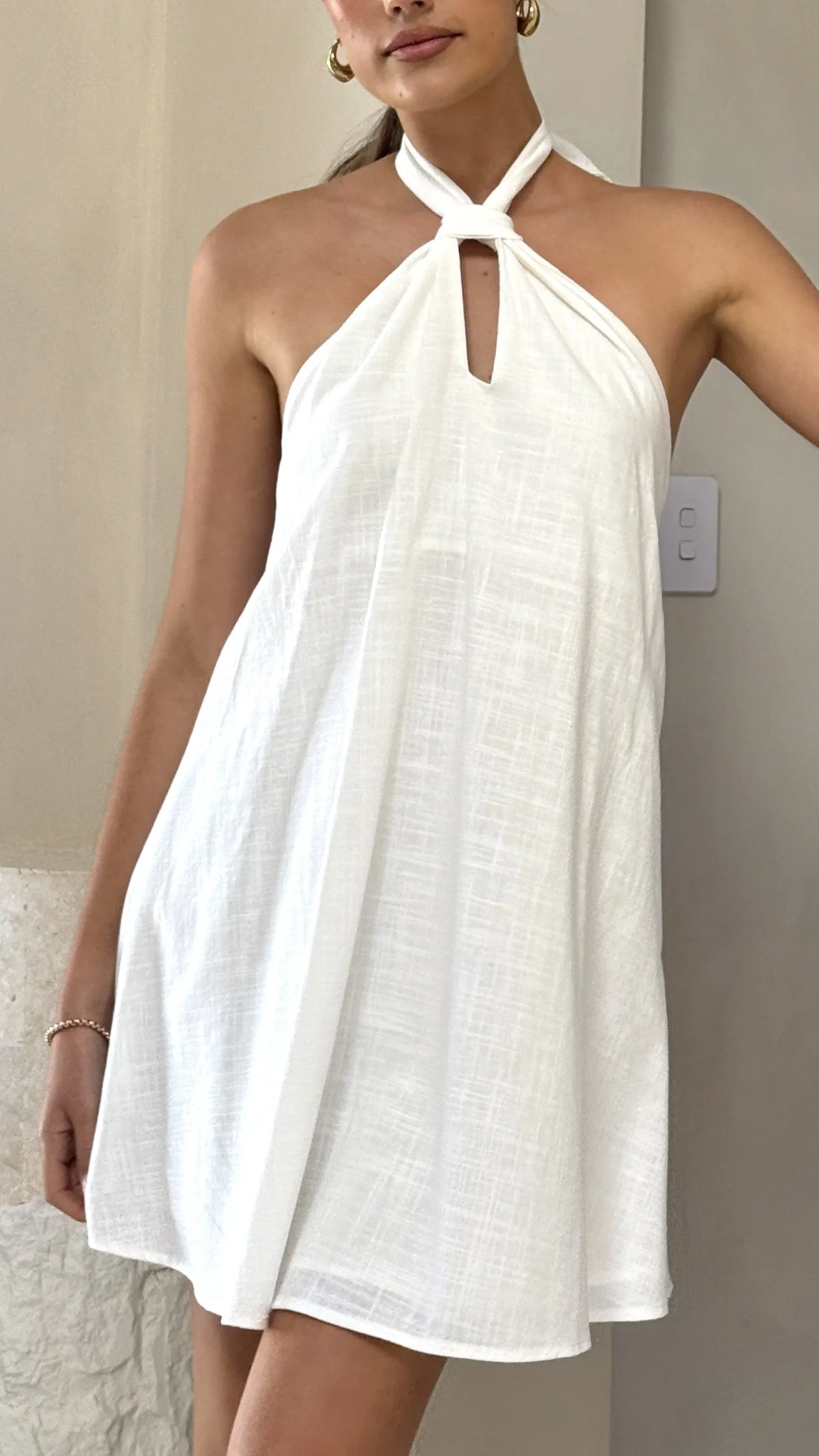 Comfy Fashion Maja Mini Dress - White