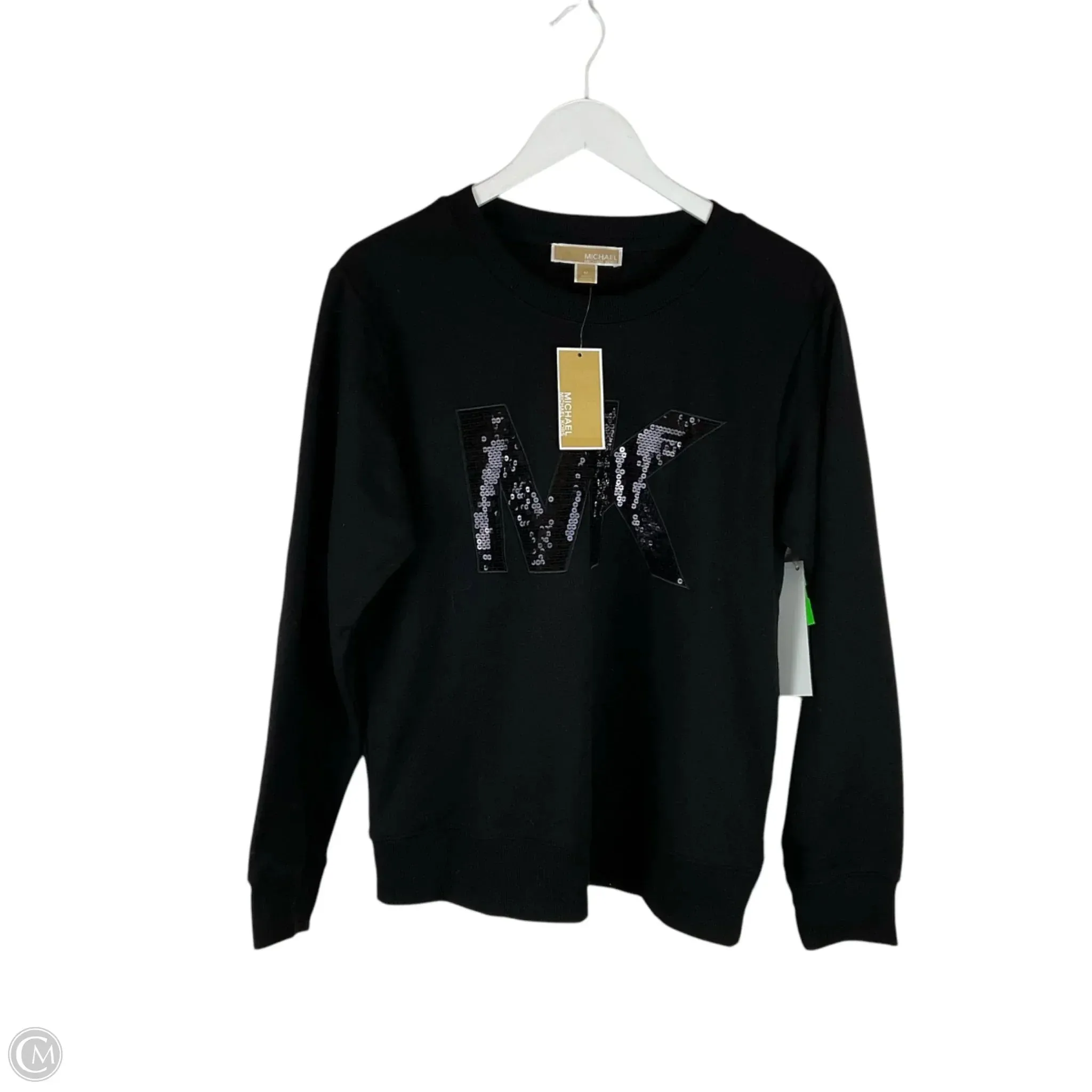 Fairy Mood Sweatshirt Designer By Michael Kors In Black, Size: M