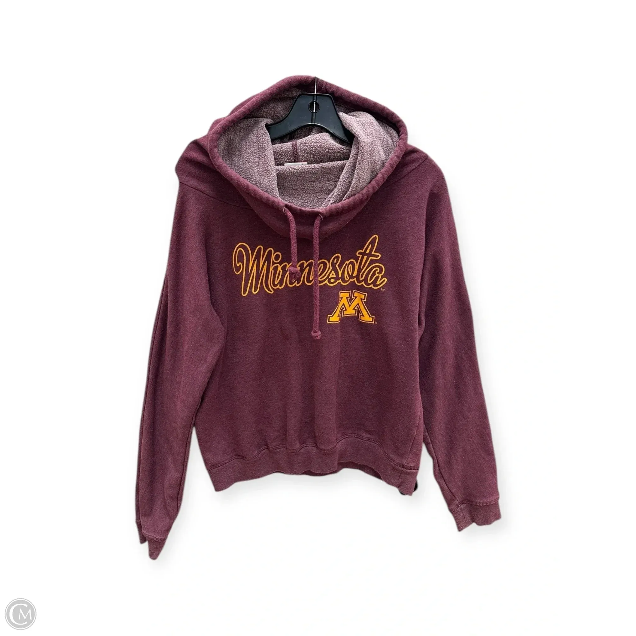 Sweatshirt Hoodie By Colosseum In Maroon, Size: L Peace Glow Art Glow