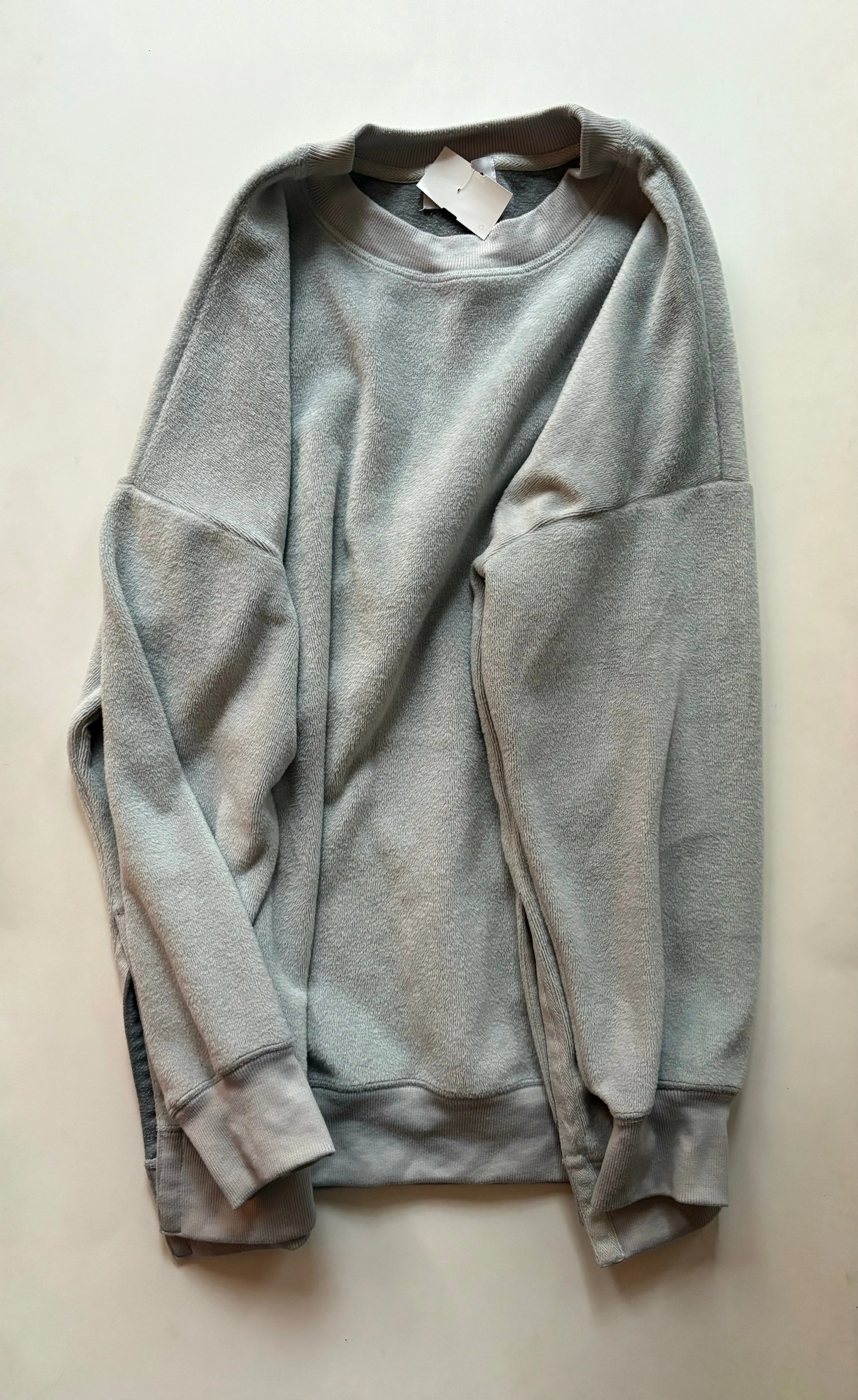 Sweatshirt Crewneck By Kat Mcrae In Grey, Size: Xl Bio Glow Dad Core