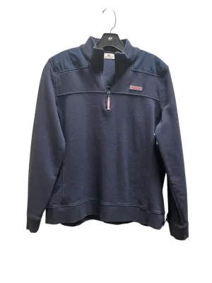 Sweatshirt Collar By Vineyard Vines In Blue, Size: S DoubleLayered Fabric