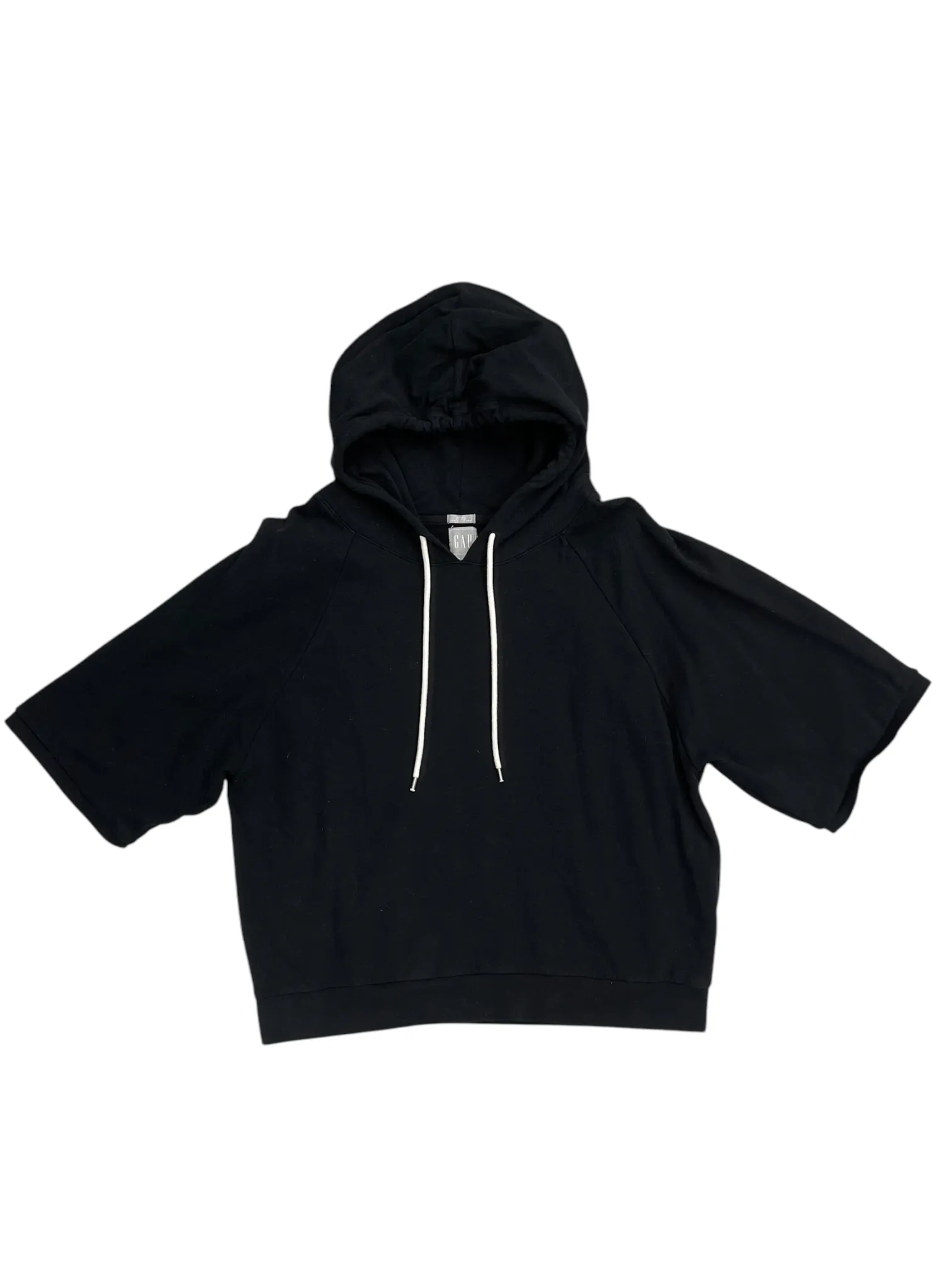 NonRestrictiveCut Minimal Mood SWEATSHIRT HOODIE by GAP In BLACK, Size: L