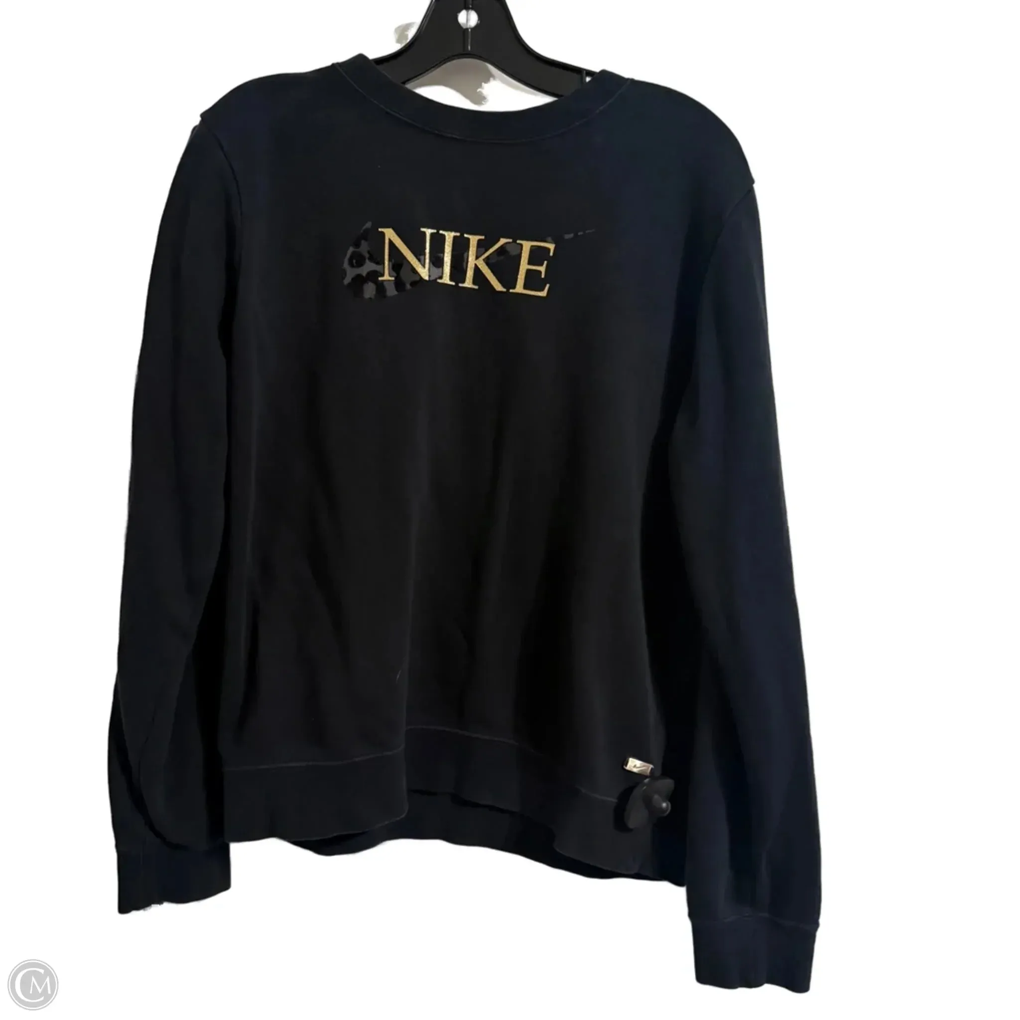 Sweatshirt Crewneck By Nike Apparel In Black, Size: S Light Jacket Glass Fit
