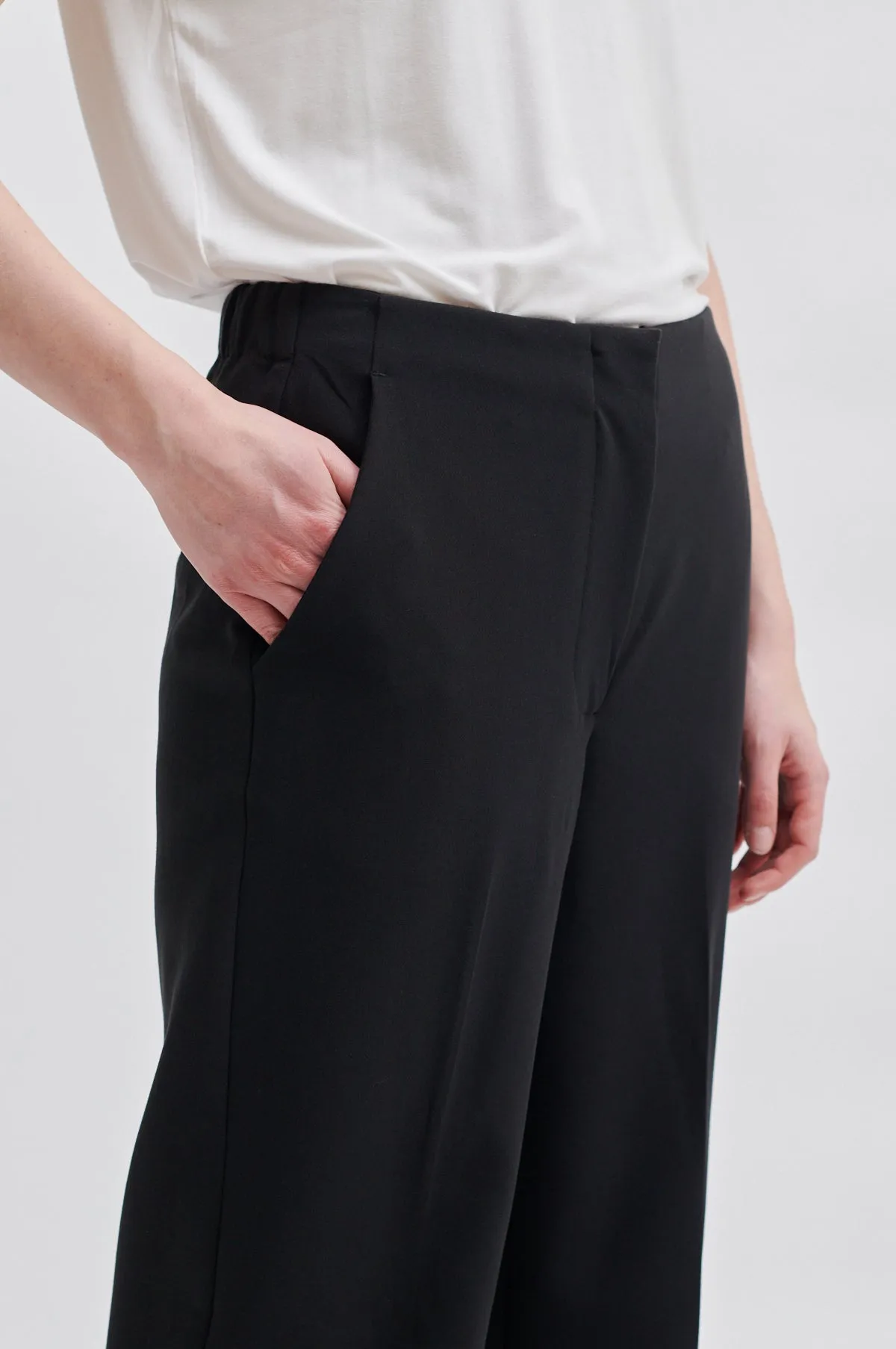 Evie Classic Trousers HighElasticity FoldableDesign