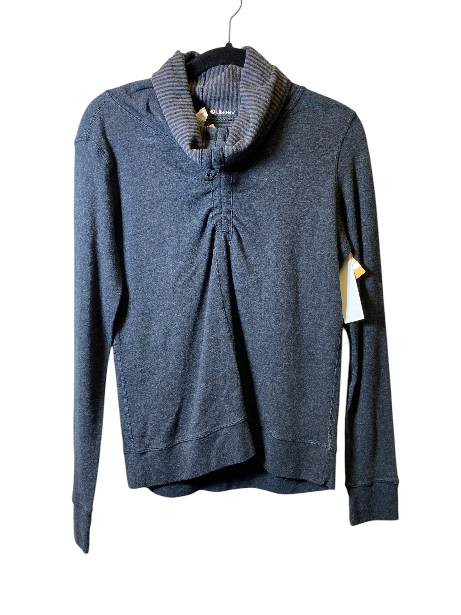 Athletic Sweatshirt Collar By Lululemon In Grey, Size: S CompactWeave