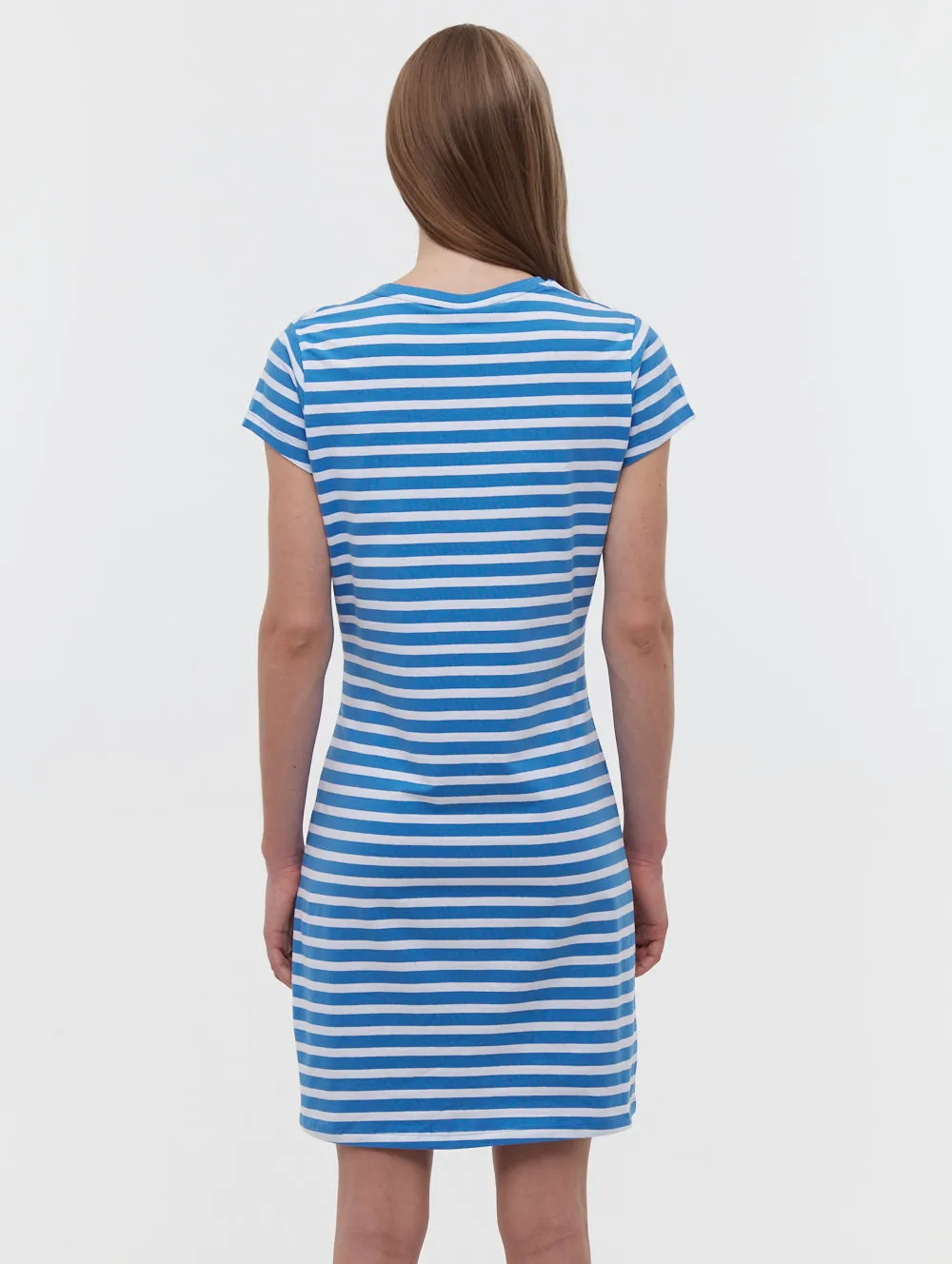 Mabelle Striped T-Shirt Midi Dress Road Soul Soft Touch