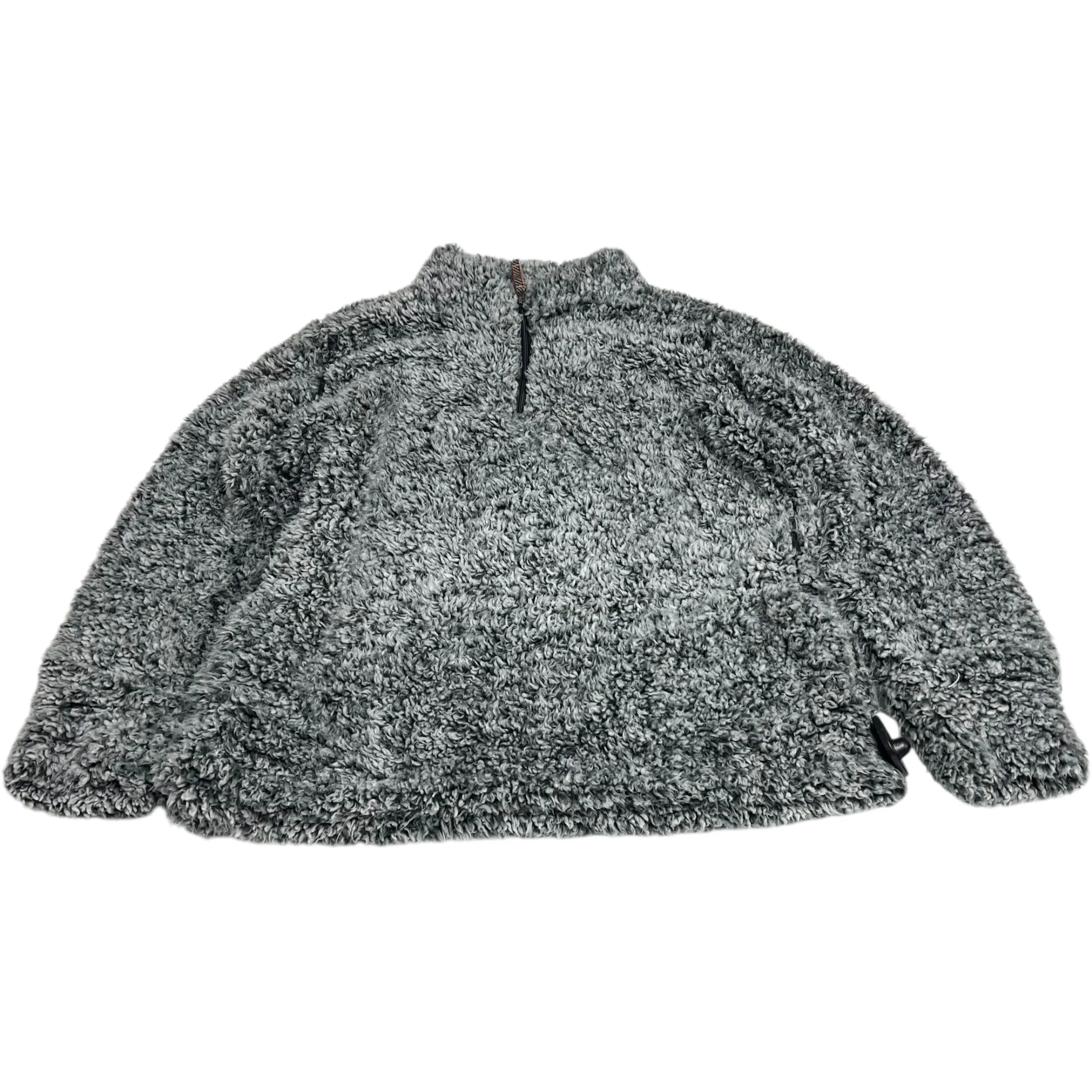 Kind Soul Sweatshirt Collar By Weatherproof In Grey, Size: Xl