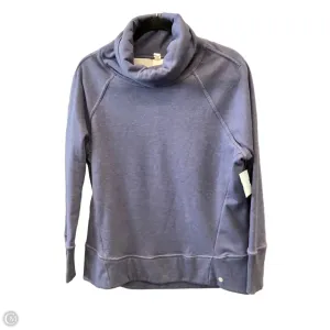 ButterySoftTexture MultiPanelDesign Athletic Sweatshirt Collar By Apana In Purple, Size: M