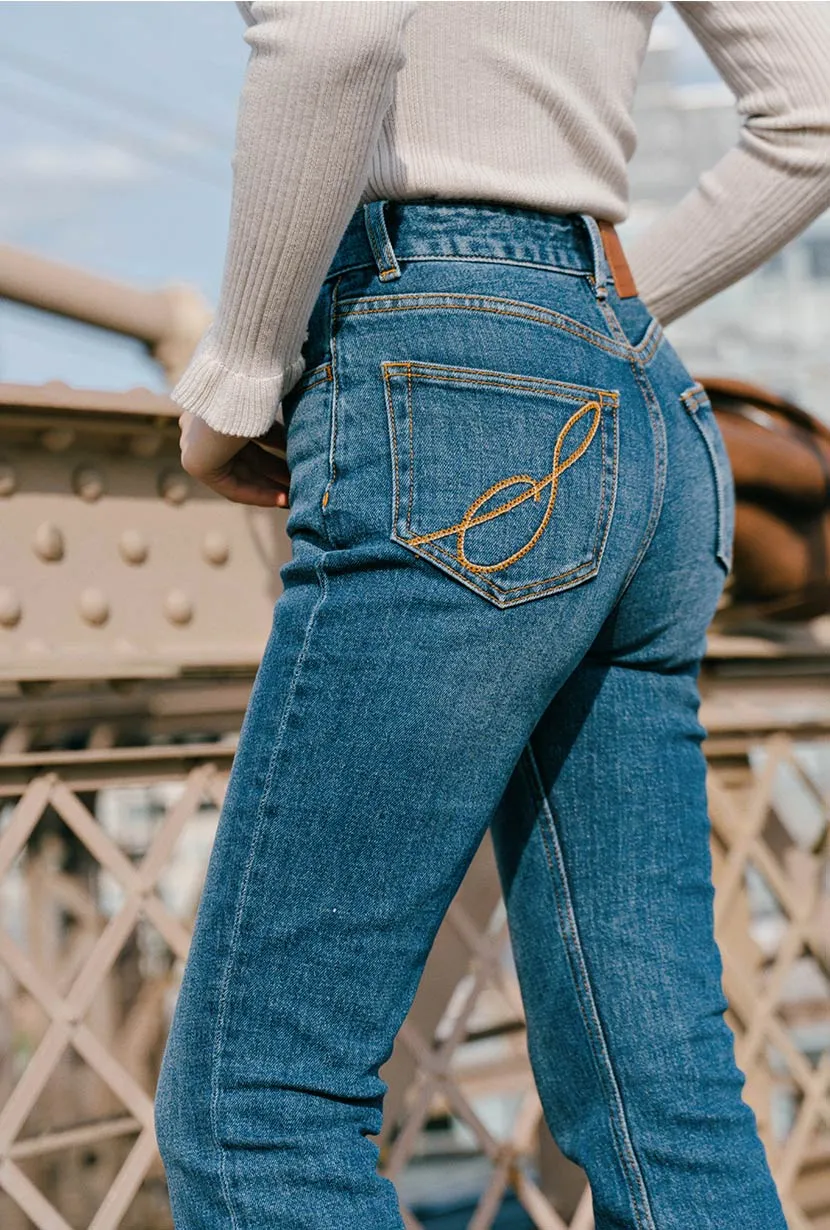 Libby Crop Flare Jeans Opaque Tone