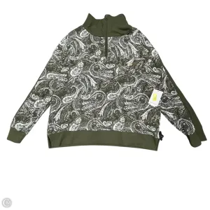 Chic Accessory LightweightKnit Sweatshirt Crewneck By West Bound In Green, Size: Xl