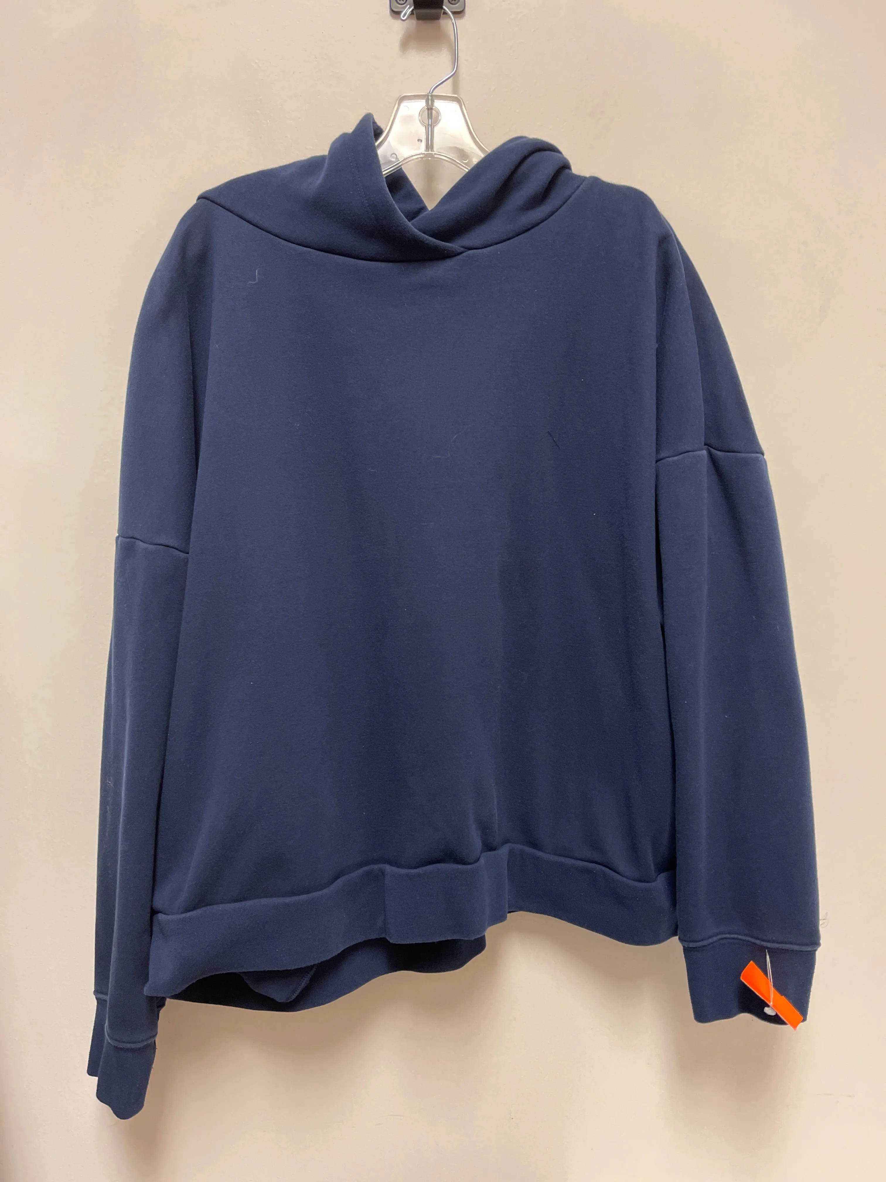 Athletic Sweatshirt Hoodie By Fabletics In Navy, Size: 2x Cold Weather Wear Jump Core