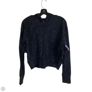 Magic Glow Athletic Sweatshirt Hoodie By Athleta In Navy, Size: M