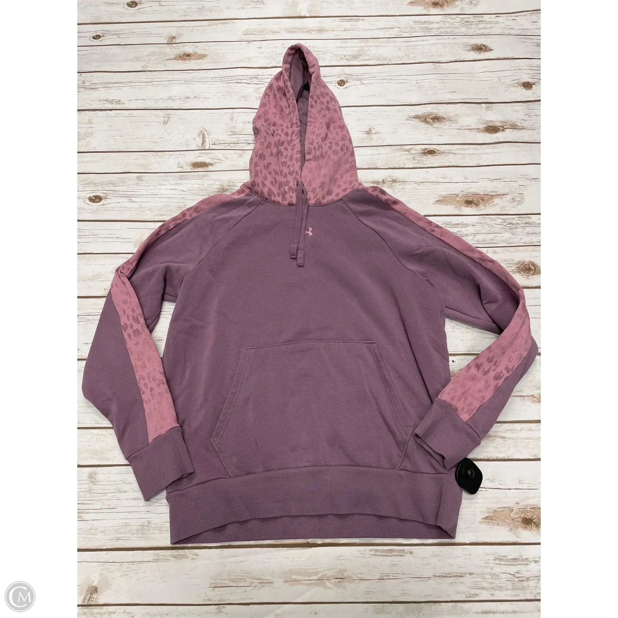 Athletic Sweatshirt Hoodie By Under Armour In Purple, Size: S Soft Fabric