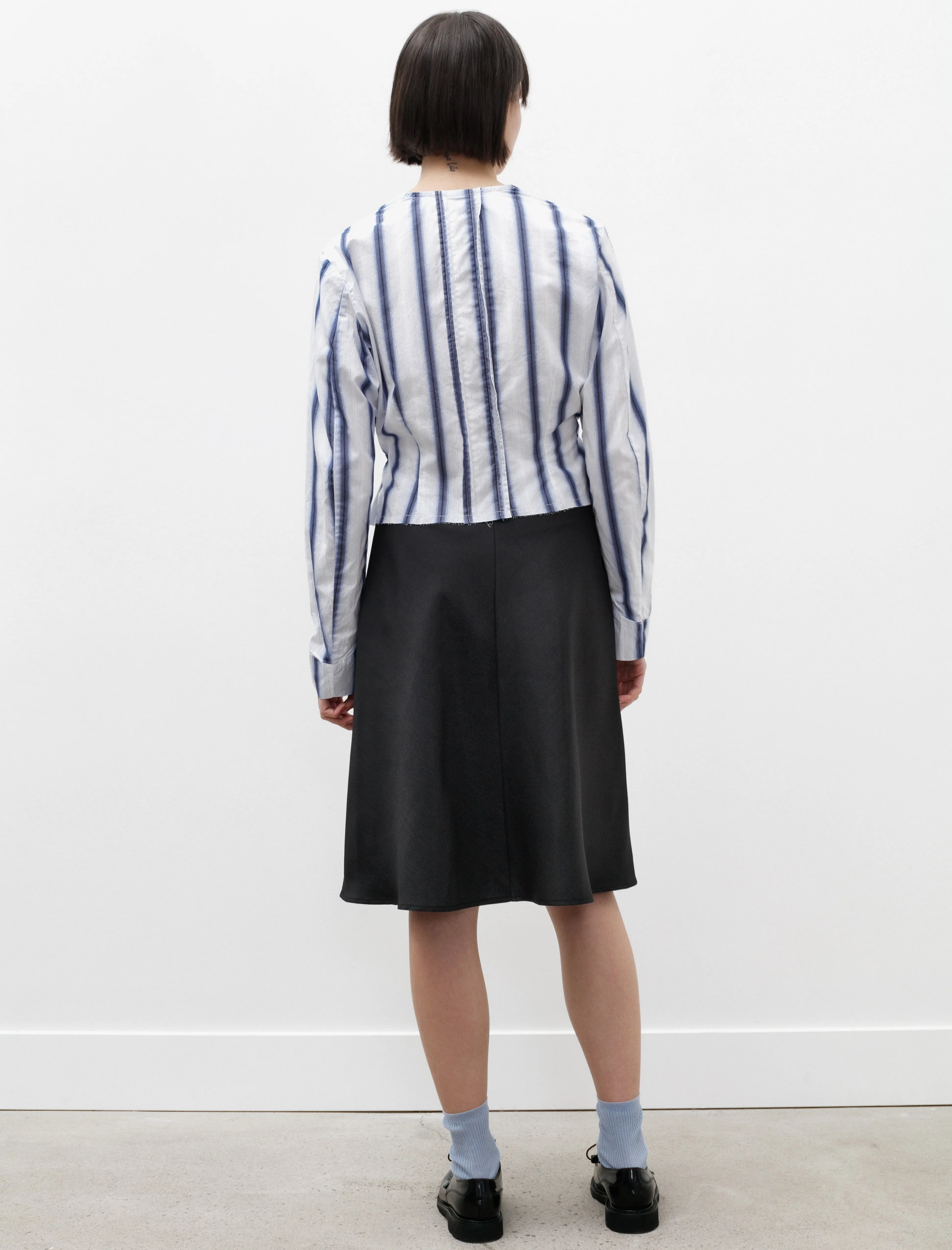 Curtain Skirt Black Mnemonic Wool Subtle Look