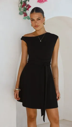 Gem Mini Dress - Black Club Light Shine Fresh