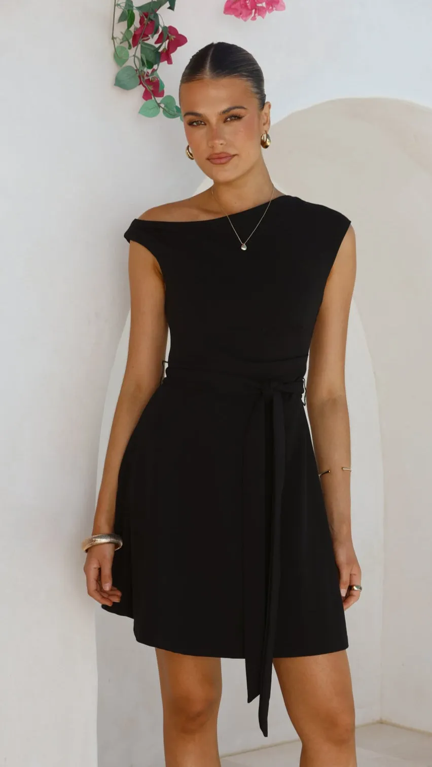 Gem Mini Dress - Black Club Light Shine Fresh