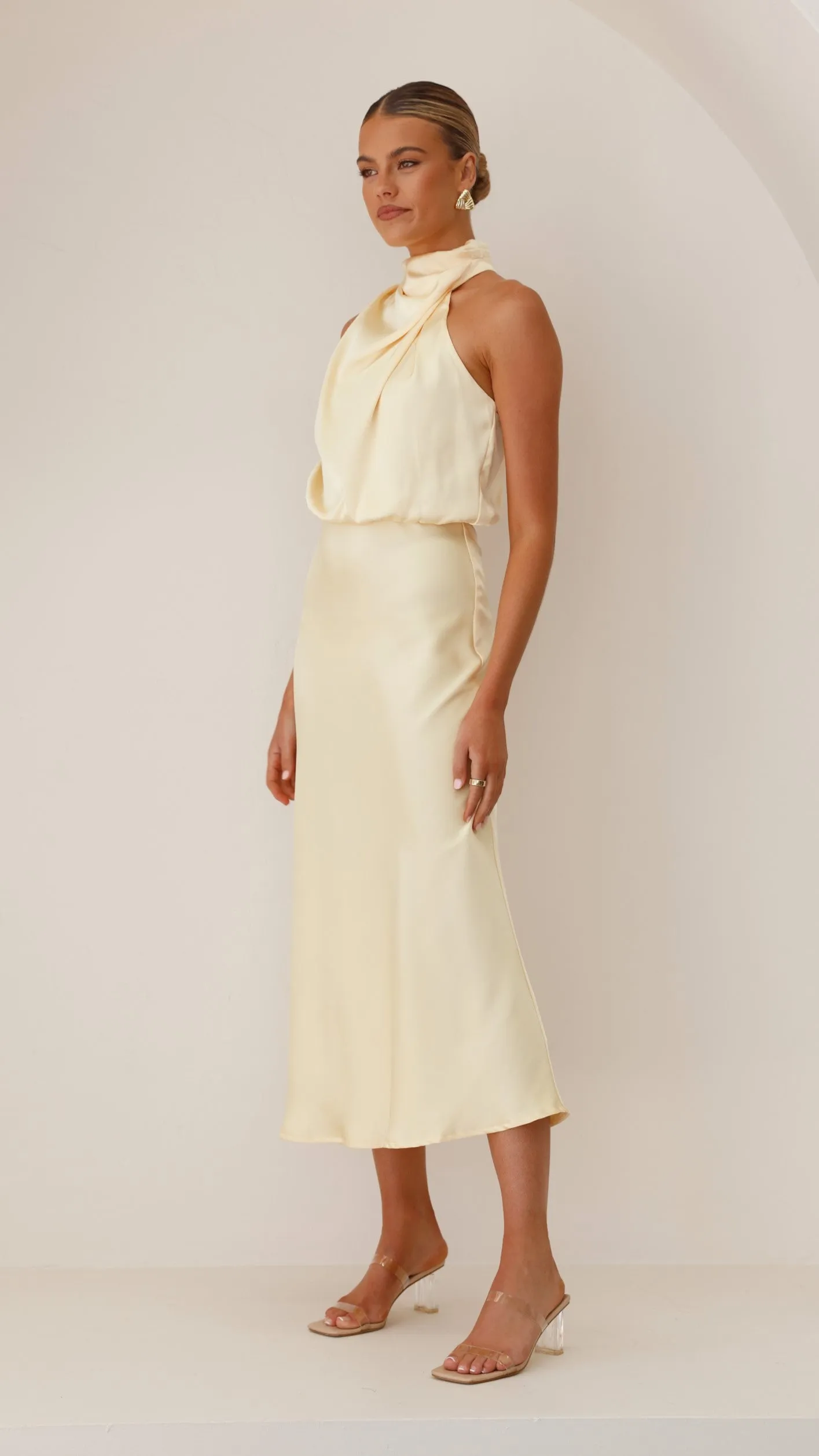 Esther Maxi Dress - Yellow Golden Hour
