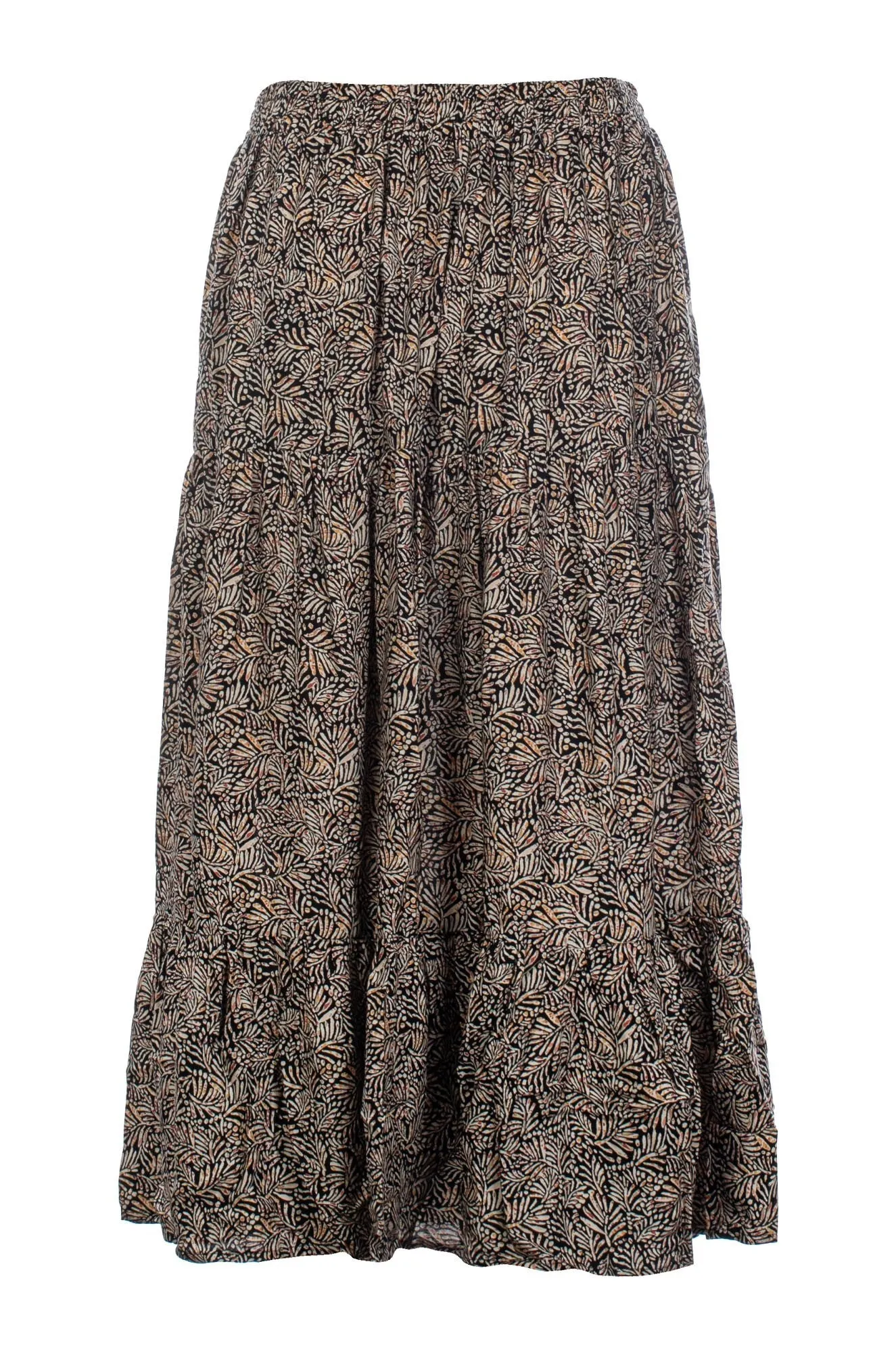 Skirt | Black Taupe Sprig | 3367C1 Comfortable Motion