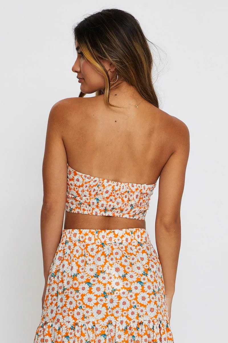 AntiStaticMaterial Soul Ease Print Singlet Top Crop