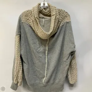 Sustainable Base Sweatshirt Crewneck By Free People In Grey, Size: S