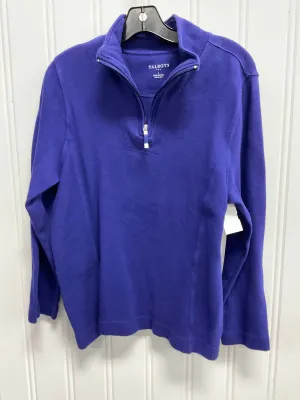 Sweatshirt Collar By Talbots In Blue, Size: L Tight Core