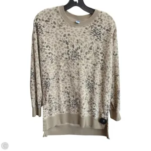 TensionAdjustedWaistband AbrasionFree Edging Sweatshirt Crewneck By Old Navy In Animal Print, Size: S
