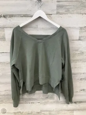 Casual Shoes Sweatshirt Crewneck By Z Supply In Green, Size: M