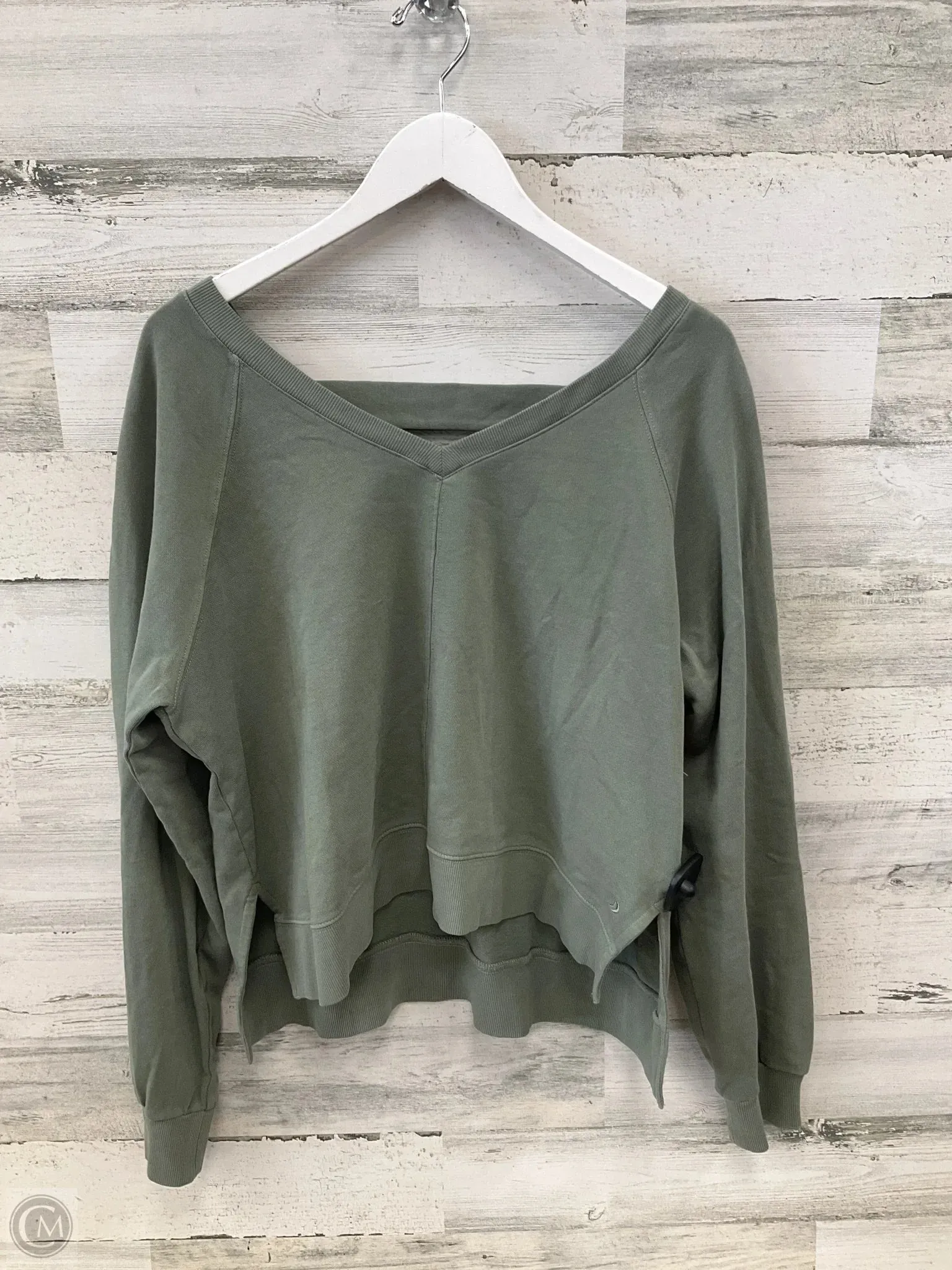 Casual Shoes Sweatshirt Crewneck By Z Supply In Green, Size: M