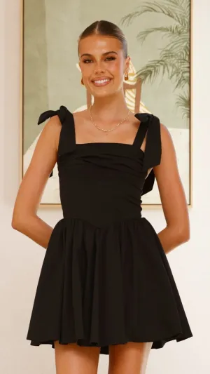 Classic casual mini dress Beat Star Haisley Mini Dress - Black