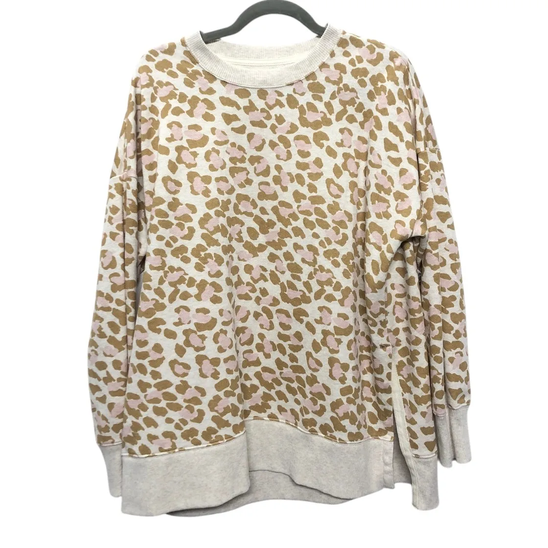 Sweatshirt Crewneck By Aerie In Animal Print, Size:M Modern Boots