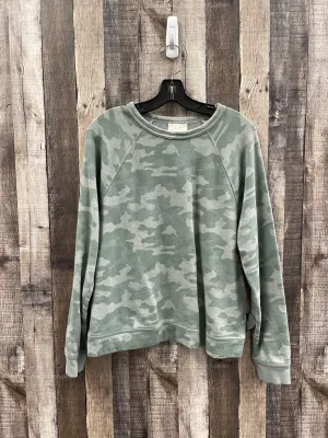 Sweatshirt Crewneck By Universal Thread In Camouflage Print, Size: L Poise Fit