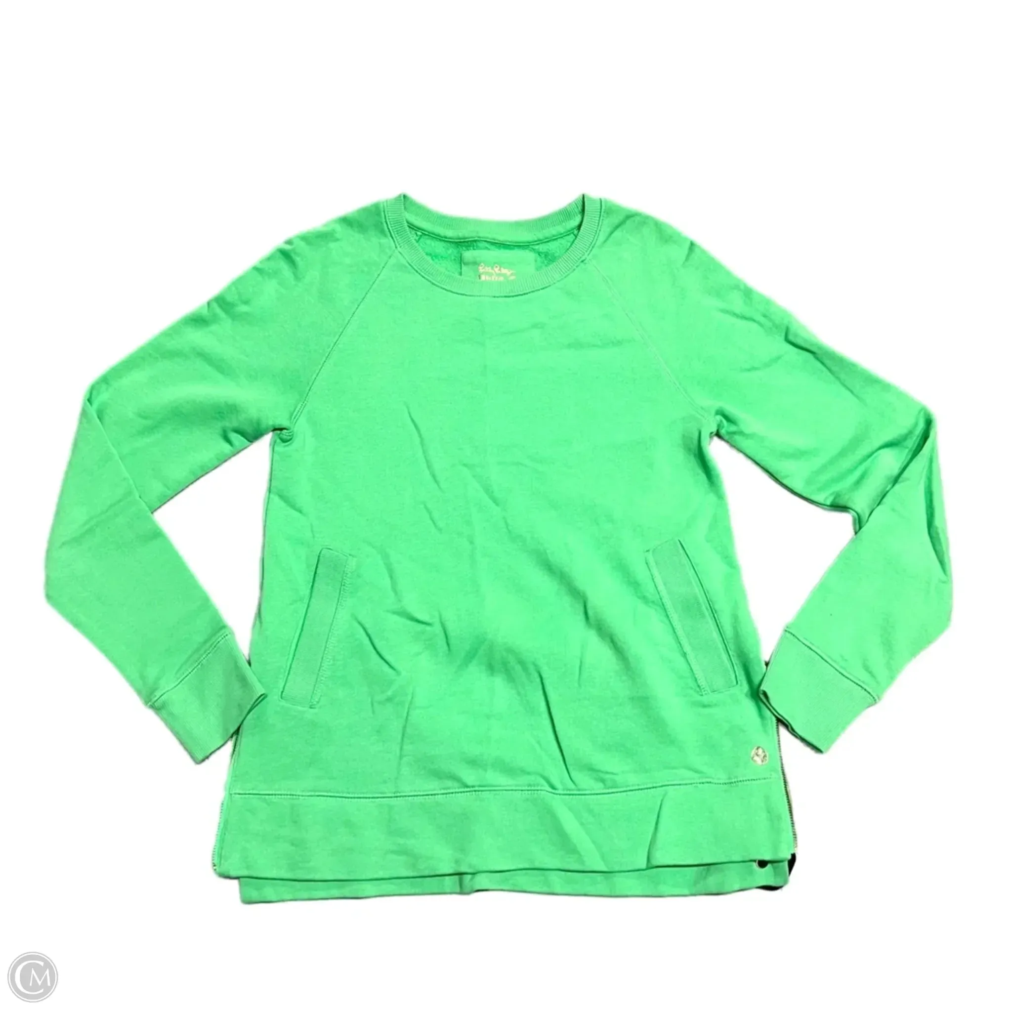 Sweatshirt Designer By Lilly Pulitzer In Green, Size: Xs AntiStatic Material