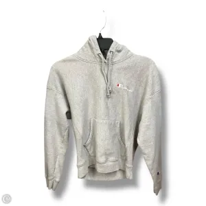 Glam Night Sweatshirt Hoodie By Champion In Grey, Size: S