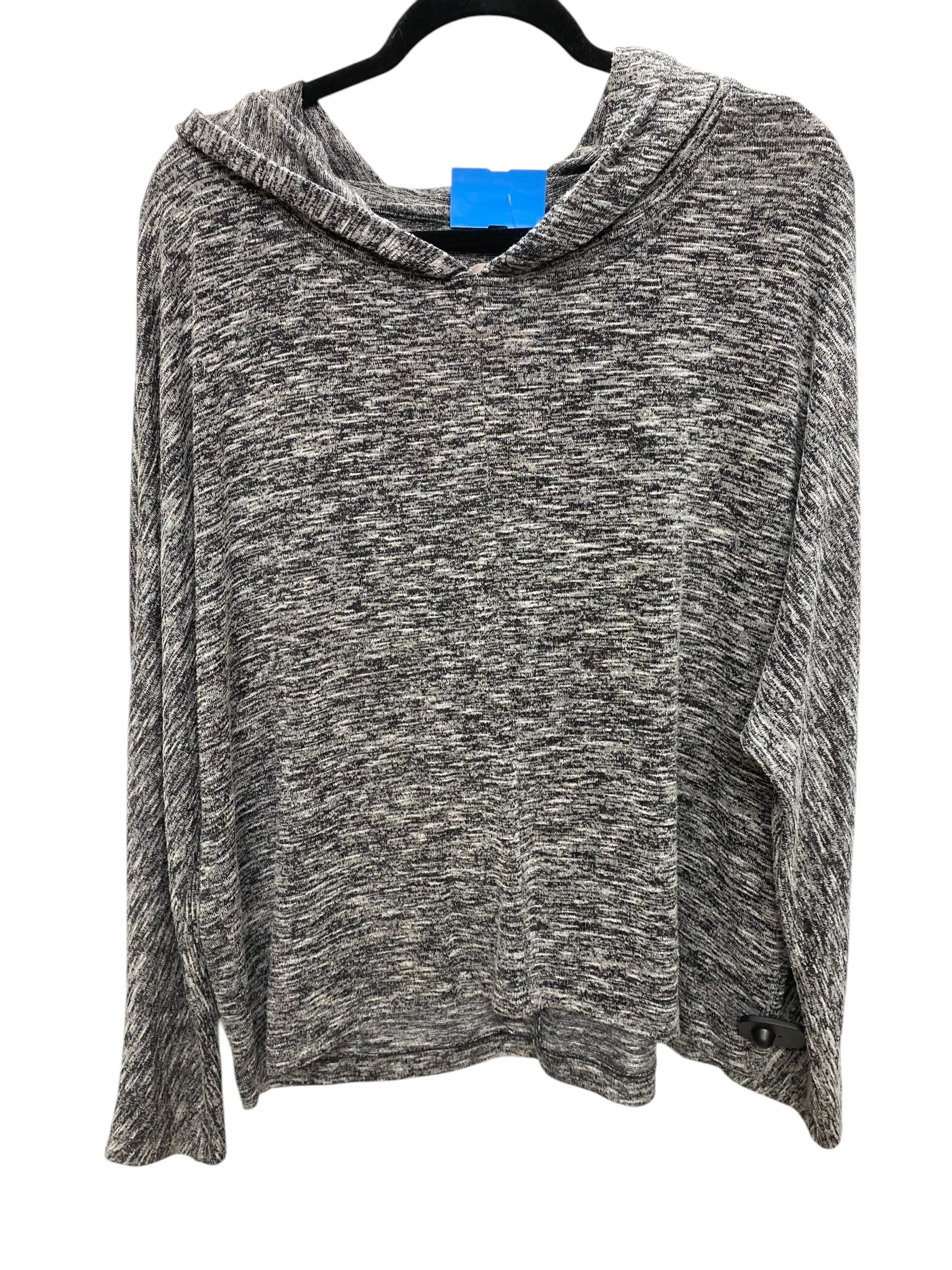 Practical Boots FadeResistantDye Sweatshirt Hoodie By Loft In Grey, Size: L