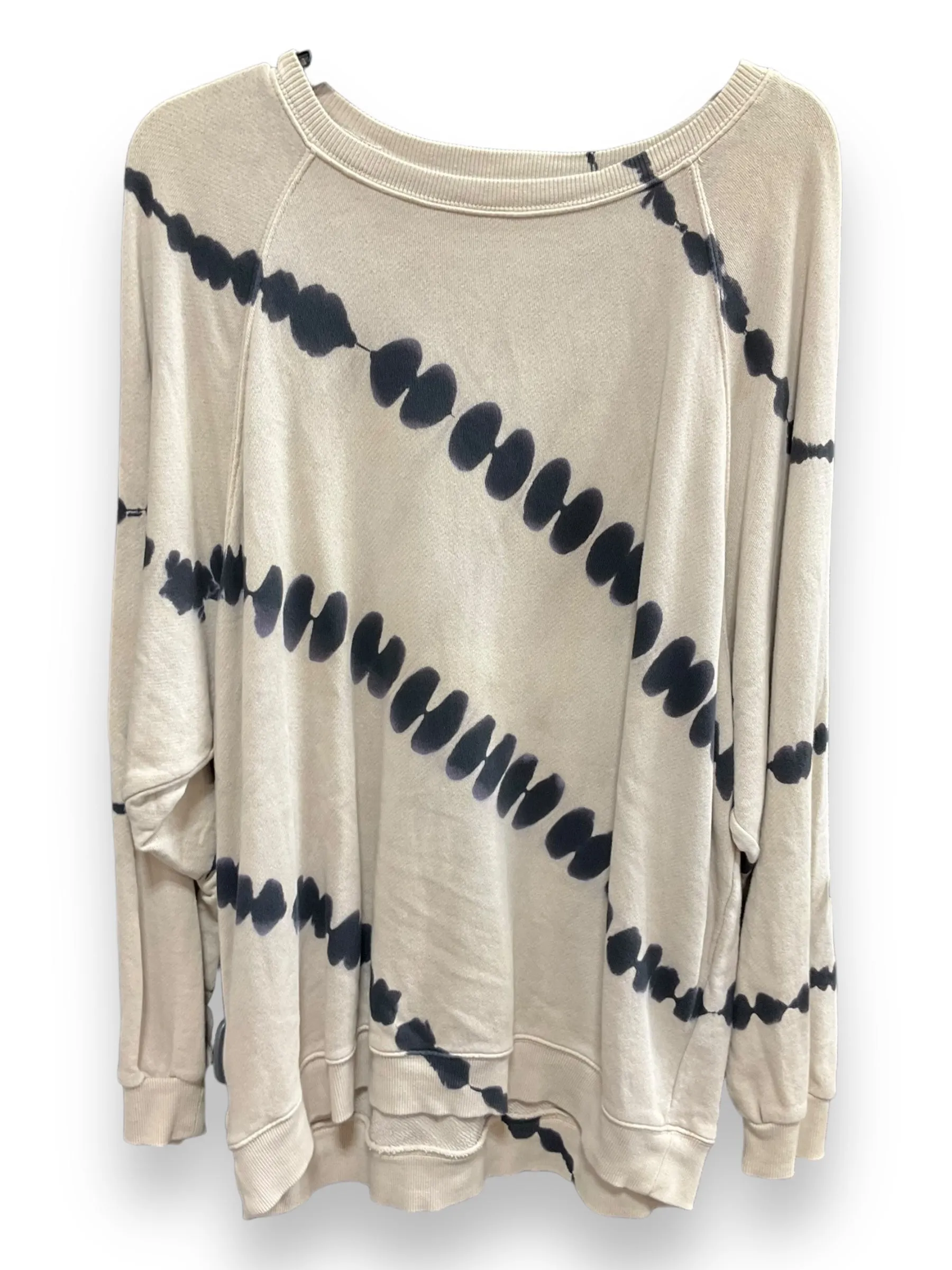 Italian Flair Tan Sweatshirt Crewneck Lou And Grey, Size S