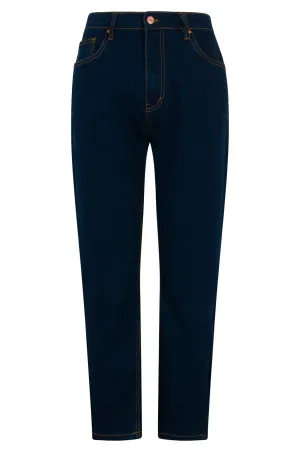Mom fit Xtra Short Jeans | DARK INDIGO | 6626B1 All Fit Style Base Wear