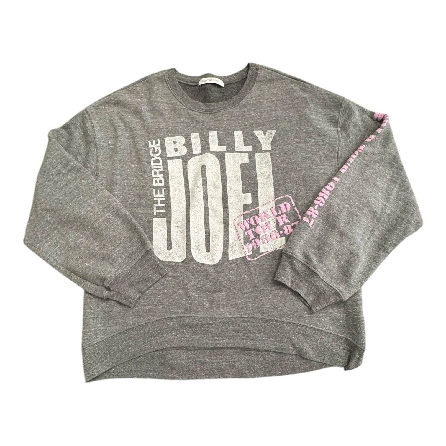 AdjustableWaistband Sweatshirt Crewneck By DAYDREAMER In Grey, Size:M