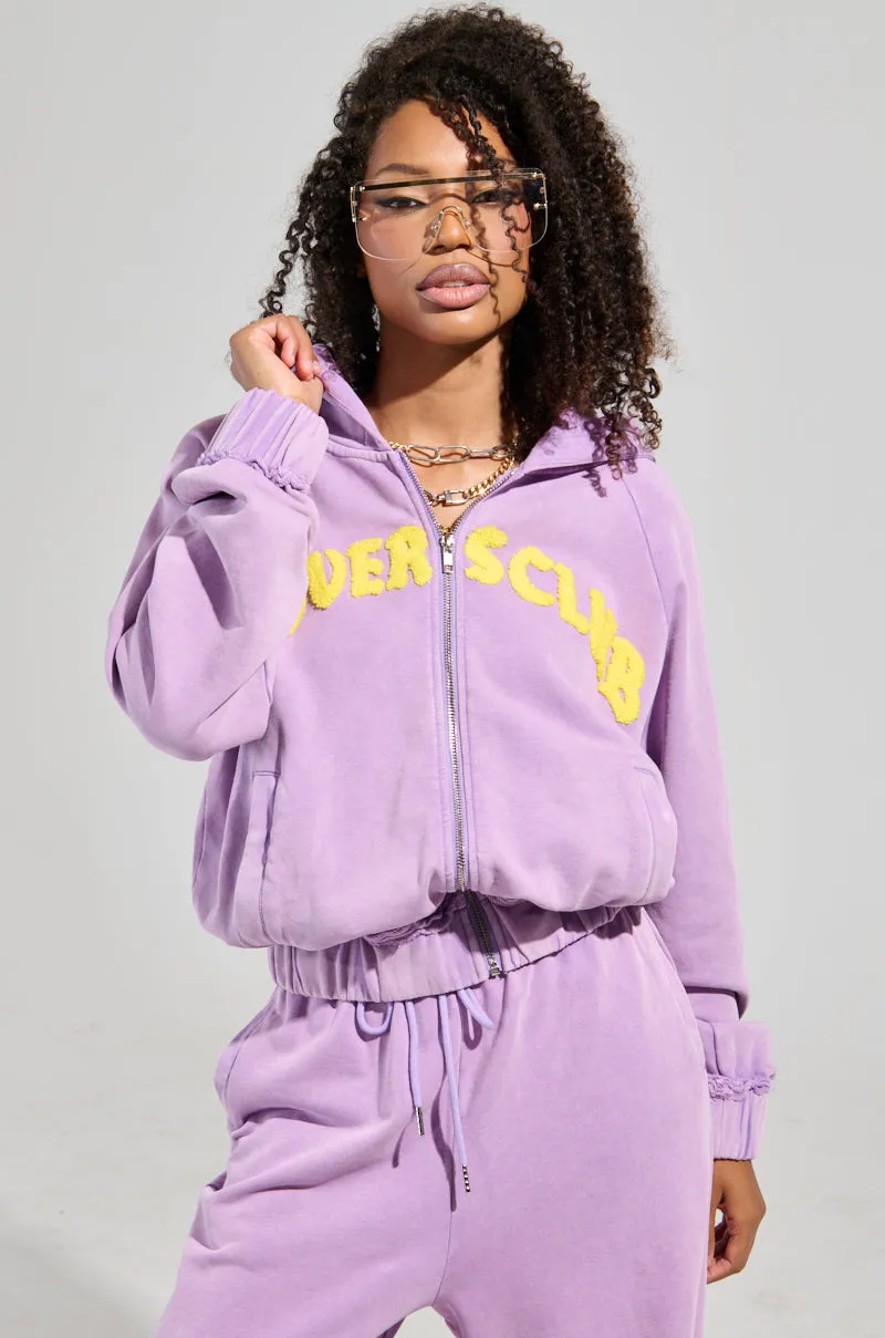 Brunch Style LOVERS CLUB ZIP UP HOODIE